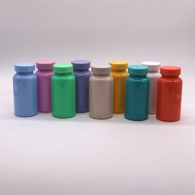 Bottiglia di compresse in PET da 150 ml in vari colori personalizzabili per la medicina solida orale
