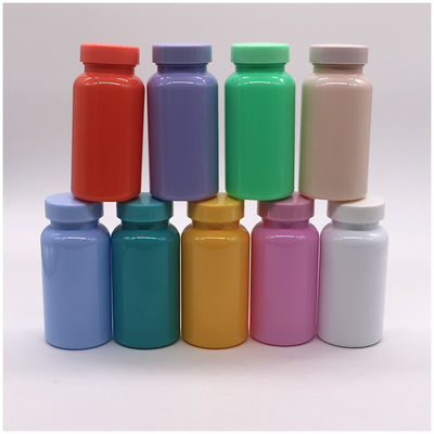 Bottiglia di compresse in PET da 150 ml in vari colori personalizzabili per la medicina solida orale
