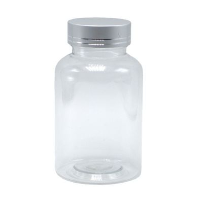Bottiglia di plastica PET trasparente da 175 ml Boston Round per contenitori di medicina a colori personalizzati
