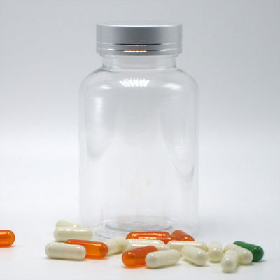 Bottiglia di plastica PET trasparente da 175 ml Boston Round per contenitori di medicina a colori personalizzati