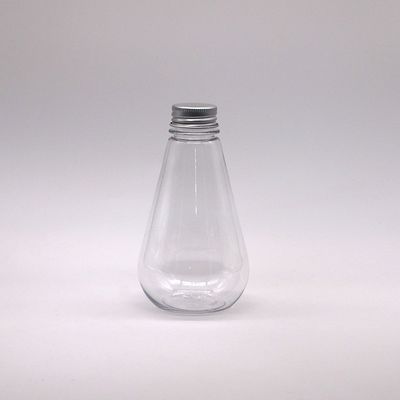 Immagazzinamento di medicinali 250 ml HDPE Bottiglia di plastica a forma unica con logo personalizzato e copertura in alluminio