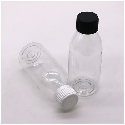 150 ml PET Ovale Ambrato Prescrizione Farmacia Medicina Liquida Contenitore a Scala con Capo