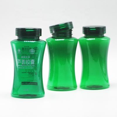 Disegno PET Collect Waist Bottle per integratore alimentare Capsula Pillola
