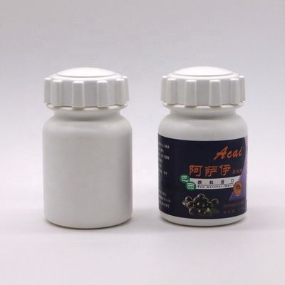 225 ml rotondo 7.5 oz contenitore di farmaci in HDPE di plastica supplemento portabottiglie copertura di attrezzatura