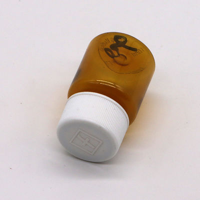 Stampa a schermo 15 ml contenitore di bottiglia di medicina in plastica PET vuota per polvere solida