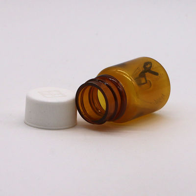 Stampa a schermo 15 ml contenitore di bottiglia di medicina in plastica PET vuota per polvere solida