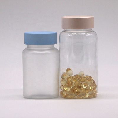 Bottiglia di plastica in PET da 60 ml/100 ml/120 ml/250 ml con finitura opaca colore personalizzato e altri medicinali