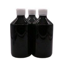 500 ml/16.9 oz PET Bottiglia di sciroppo di plastica supplemento liquido contenitore di medicina con coperchio