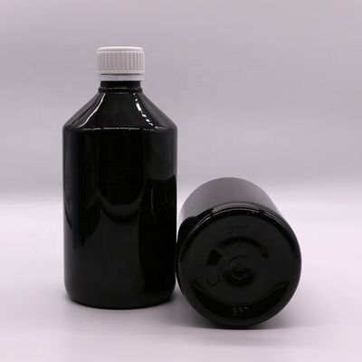 500 ml/16.9 oz PET Bottiglia di sciroppo di plastica supplemento liquido contenitore di medicina con coperchio