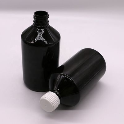 500 ml/16.9 oz PET Bottiglia di sciroppo di plastica supplemento liquido contenitore di medicina con coperchio