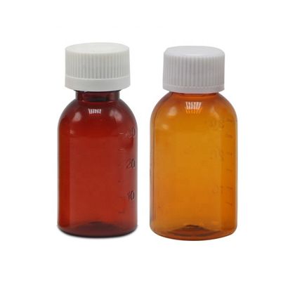 Olio di tabacco di alta qualità 30 ml PET Ambror Sciroppo di plastica liquido con tappo a vite