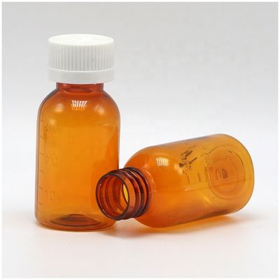 Olio di tabacco di alta qualità 30 ml PET Ambror Sciroppo di plastica liquido con tappo a vite