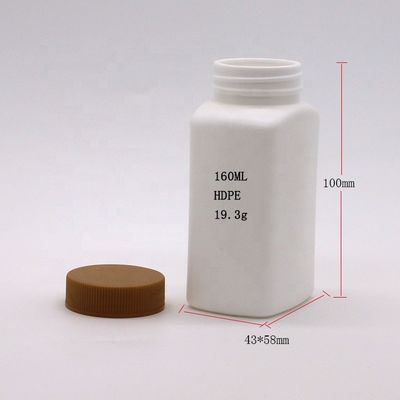 Altri medicinali Colorato su misura HDPE 160 ml Bottiglia di medicinali a forma unica con tappo diverso