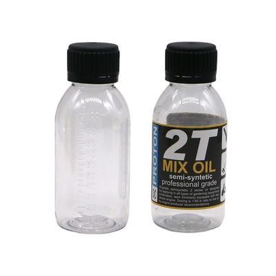 Bottone a scatola PET per 100 ml/60 ml di materiale base dello sciroppo