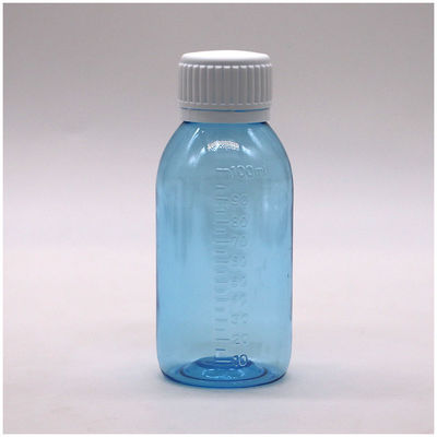 Bottone a scatola PET per 100 ml/60 ml di materiale base dello sciroppo