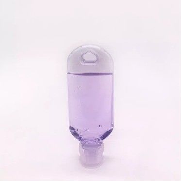 Contenitore per lavaggio a mano PET trasparente da 50 ml Portatile Riempievole Vuoto Viaggio Squeeze Bottle con Anello
