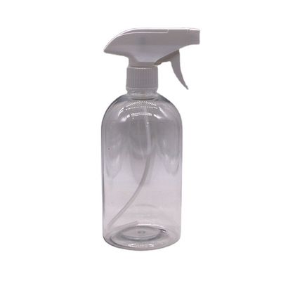 600ml 20oz PET Spray Bottle Boston Round Plastic Pump a colori personalizzati Trigger Spray Hand Sanitizer Bottle