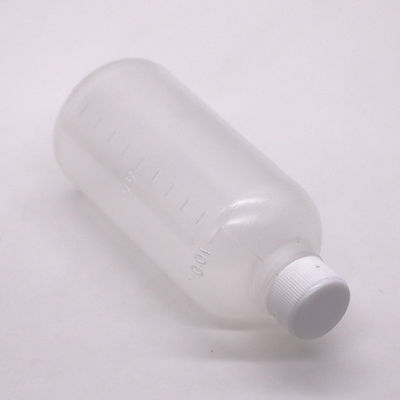 Medicina 100 ml PET liquido Bottiglia di plastica vuota con scala e colore personalizzabile