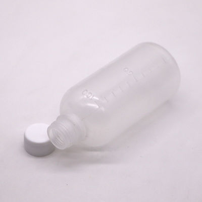 Medicina 100 ml PET liquido Bottiglia di plastica vuota con scala e colore personalizzabile