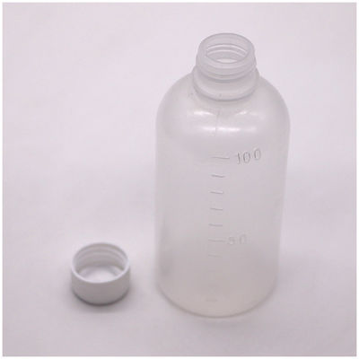 Medicina 100 ml PET liquido Bottiglia di plastica vuota con scala e colore personalizzabile