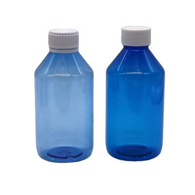 Colore personalizzato 250ml PET Bottiglia liquida di plastica a vite Capo e opzione di colore inclusi