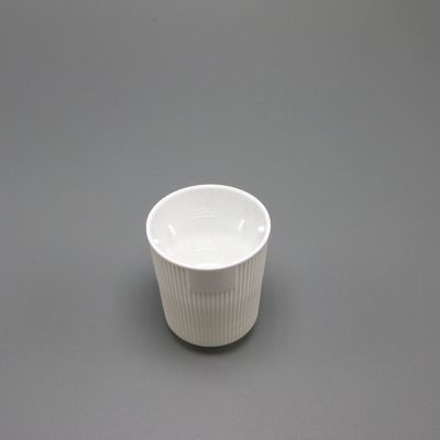Bottiglia di lavaggio della bocca in plastica PET a collo lungo bianco con capacità di 250 ml e stampa a schermo