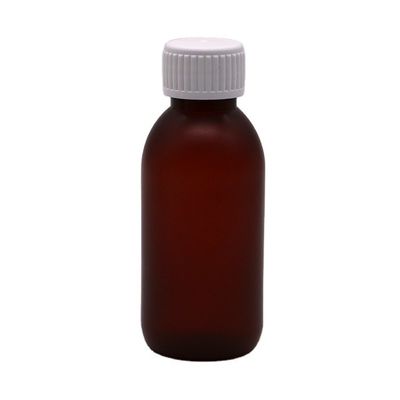120 ml di sciroppo per tosse liquido rotondo di gelo Contenitore di bottiglia di plastica per rifiuti medici