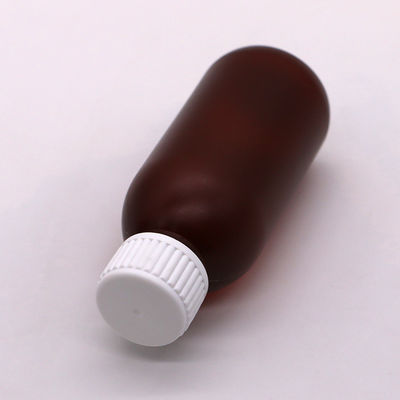 120 ml di sciroppo per tosse liquido rotondo di gelo Contenitore di bottiglia di plastica per rifiuti medici