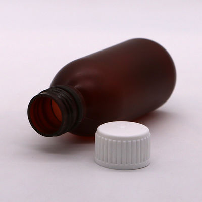 120 ml di sciroppo per tosse liquido rotondo di gelo Contenitore di bottiglia di plastica per rifiuti medici