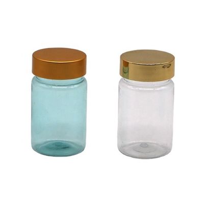 70 ml PET Bottiglia piccola trasparente Contenitore di medicina di plastica con copertura PS Servizio OEM