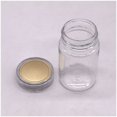 70 ml PET Bottiglia piccola trasparente Contenitore di medicina di plastica con copertura PS Servizio OEM