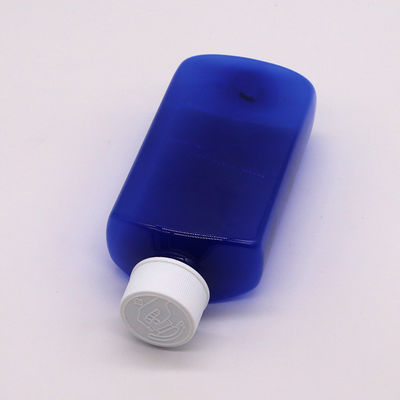 Logo personalizzato Bottiglia di sciroppo per la tosse sterile PET quadrata da 180 ml con tappo di sicurezza per bambini