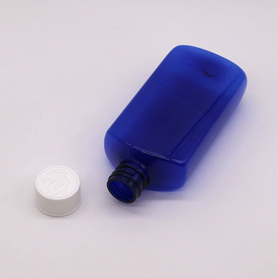 Logo personalizzato Bottiglia di sciroppo per la tosse sterile PET quadrata da 180 ml con tappo di sicurezza per bambini