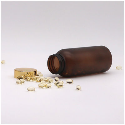 Bottiglia di plastica in PET da 250 ml per integratori Pillola Capsula Contenitore di stoccaggio di compresse Matt Finish