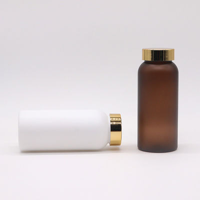 Bottiglia di plastica in PET da 250 ml per integratori Pillola Capsula Contenitore di stoccaggio di compresse Matt Finish