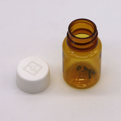 Imballaggio farmaceutico Bottiglia di plastica PET con colore trasparente e serigrafia