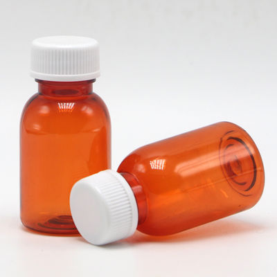 Bottiglia per medicinali liquidi PET a prova di perdite con tappo 20ML/CC Materiale del colletto PET