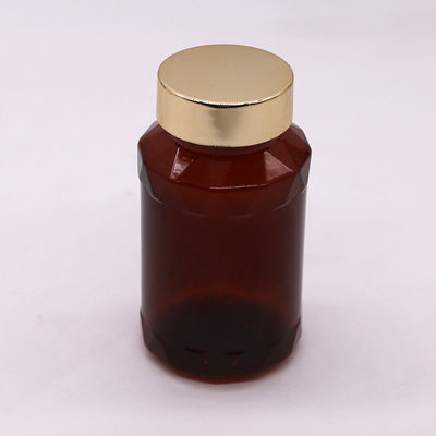 Bottiglie di plastica PET di forma unica per pillole e capsule a colori personalizzati di 150 ml di capacità