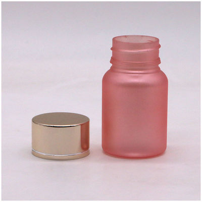 Bottiglia per pillole di plastica da 40 ml con superficie di ghiaccio e tappo per bambini