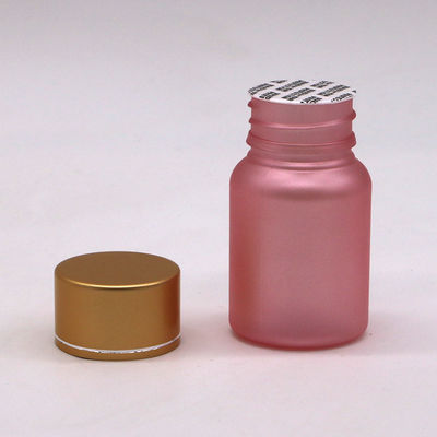 Bottiglia per pillole di plastica da 40 ml con superficie di ghiaccio e tappo per bambini
