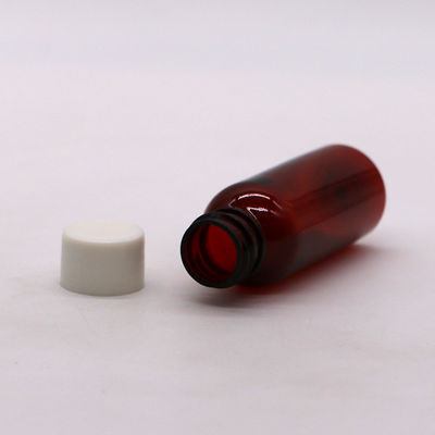 GMP Farmaceutico Bottiglia liquida di sciroppo di plastica in PET da 30 ml con tappo a vite a prova di manomissione