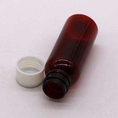 GMP Farmaceutico Bottiglia liquida di sciroppo di plastica in PET da 30 ml con tappo a vite a prova di manomissione