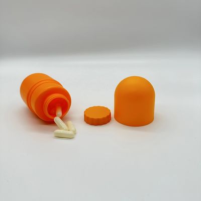 Stampa a schermo Bottiglia di capsule in plastica HDPE per capsule