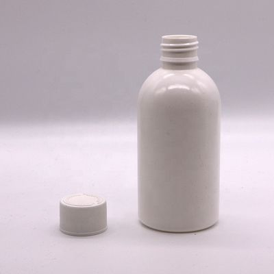 Stampa a schermo 100ml/200ml250ml HDPE Bottiglia bianca vuota con tappo di sicurezza per bambini