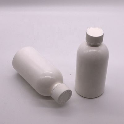 Stampa a schermo 100ml/200ml250ml HDPE Bottiglia bianca vuota con tappo di sicurezza per bambini