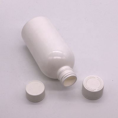 Stampa a schermo 100ml/200ml250ml HDPE Bottiglia bianca vuota con tappo di sicurezza per bambini