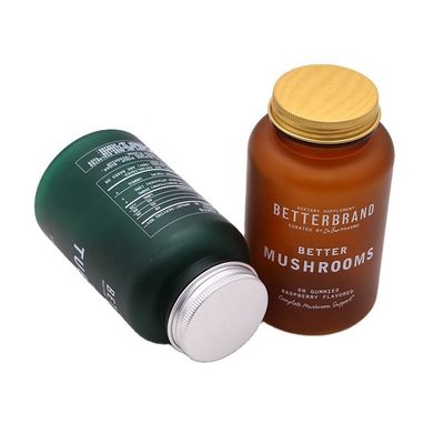 250ml Bottiglia di plastica medica in PET personalizzabile per capsule di pillole in colore opaco/congelato