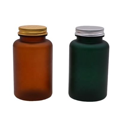 250ml Bottiglia di plastica medica in PET personalizzabile per capsule di pillole in colore opaco/congelato