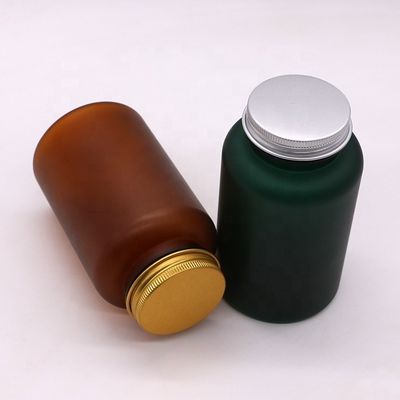 250ml Bottiglia di plastica medica in PET personalizzabile per capsule di pillole in colore opaco/congelato