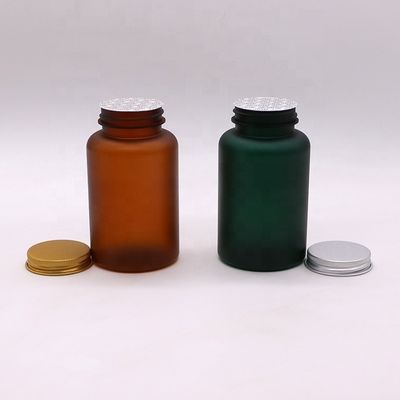 250ml Bottiglia di plastica medica in PET personalizzabile per capsule di pillole in colore opaco/congelato